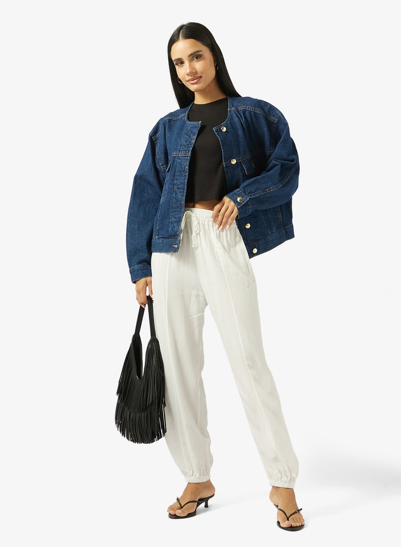 Ginger Comfort Fit Pleated Yoga Pants - Image 2